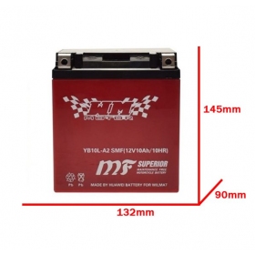 Battery YB10L-A2 SMF 12V / 10Ah