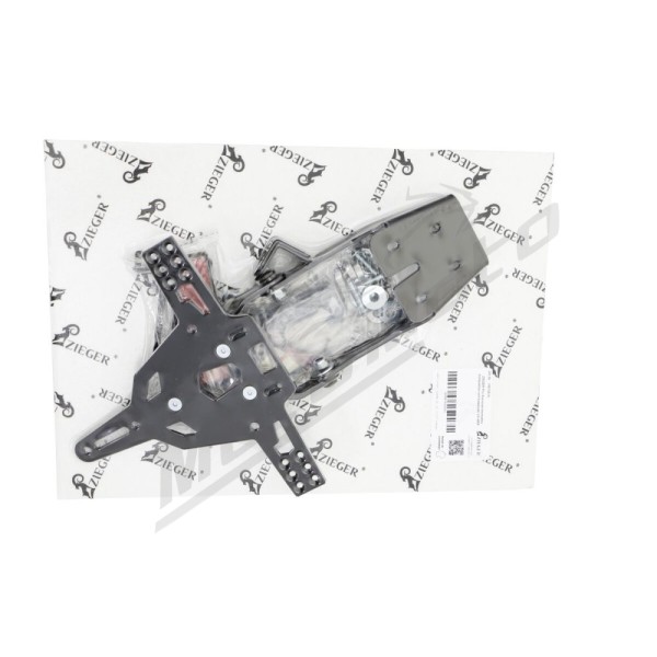 ZIEGER PRO License Plate Holder Type B Harley Davidson FXDL / Kawasaki Ninja / ZX-4R 400-1690 16-26