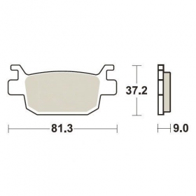 Brake pads MALOSSI MHR FT4082 / MCB806 SINTER SPORT