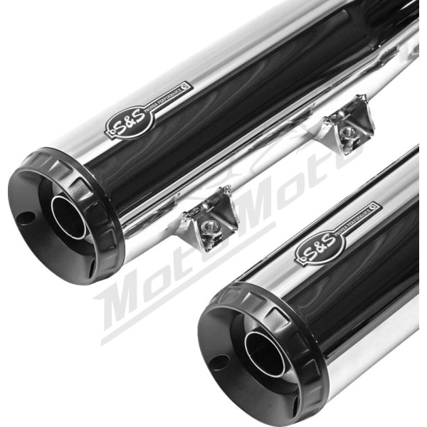 S&S CYCLE Grand National Slip-On Mufflers Indian Scout 999-1133cc 19-23