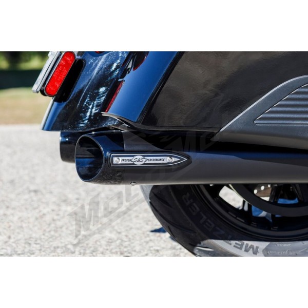 S&S CYCLE 4" Broadhead Slip-On Mufflers Indian Challenger / Chieftain 1768-1890cc 14-25