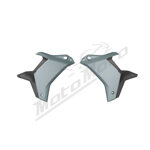 Racetech Radiator Guards YAMAHA TENERE 700 25-26 Grey