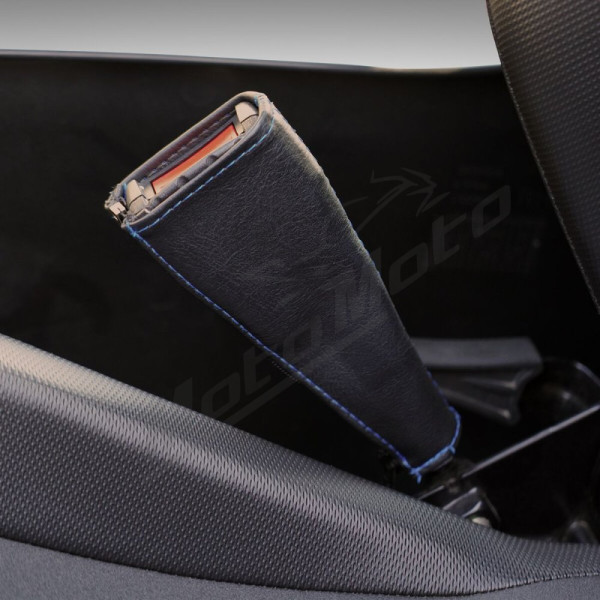 SHOW CHROME Kaliber Seat Belt Covers Blue Polaris Slingshot 2000-2400 15-23