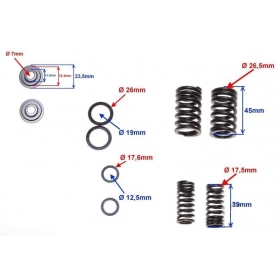 Valve spring, rubber, rentainer kit  CHINESE ATV / CROSS 156FMI