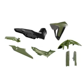 Racetech Plastikų Kompl. + sėdynė HONDA XL 750 TRANSALP 23-25 Žalia/Juoda