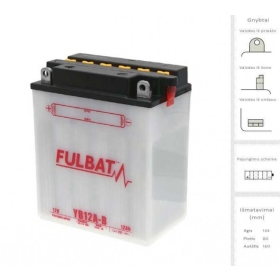 FULBAT Battery 12 Ah 155 12V YB12AL-A2 (FB12AL-A2)