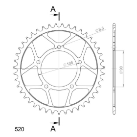 Supersprox / JT Rear sprocket 18.43 43t