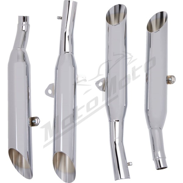 COBRA Complete Slip-On Muffler for Metric Cruisers Yamaha VMX-12 85-07
