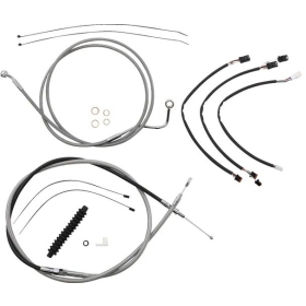 MAGNUM SHIELDING XR Handlebar Installation Kit Chrome 30.5/35.5cm Harley Davidson FLTRK / FLTRTKSE / FLTRT / FLTRX / FLTRXST 1750/1977 21-24