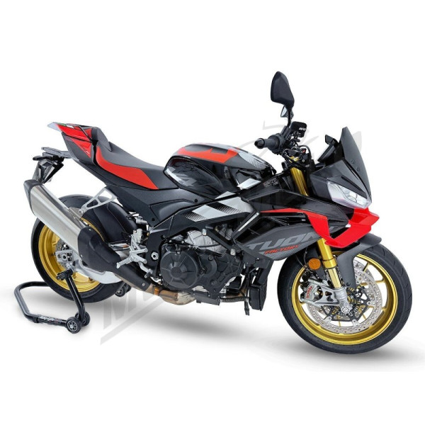 WRS Sport Priekinis stiklas Matinė Juoda Aprilia Tuono V4 1100RR ABS 2025
