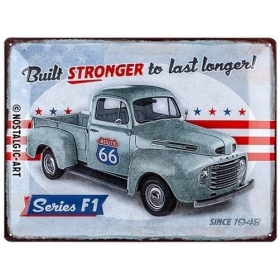 Metal tin sign FORD SERIES F1 30x40