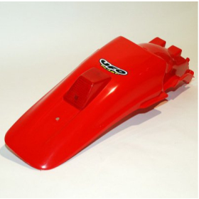 Ufo galinis sparnas su žibinto stikliuku HONDA XR 650 R 00-07 Raudona