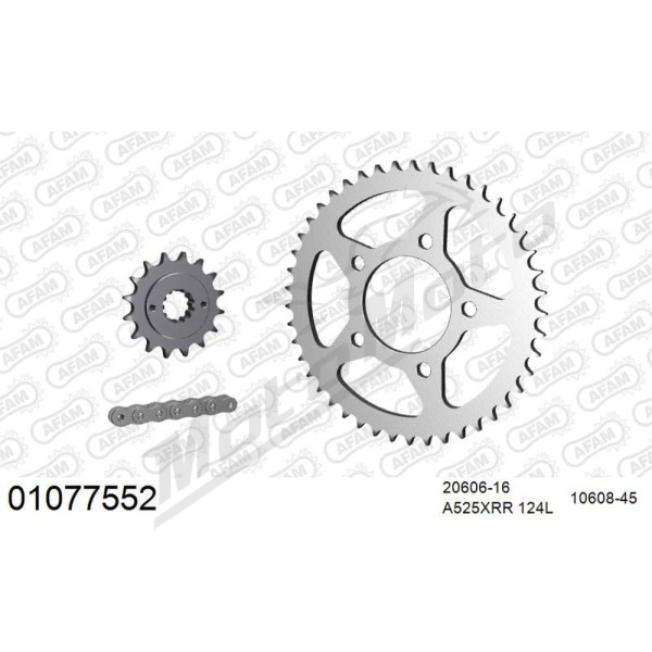 AFAM grandinės komplektas Honda XRV 750 Africa Twin 93-00