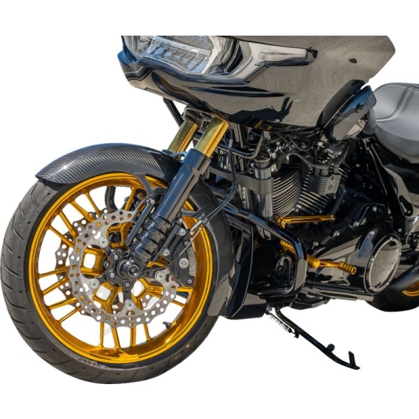 ARLEN NESS Anglies pluošto plėvele aptrauktas priekinis purvasaugis Harley Davidson FLHR / FLHRC / FLHRSE6 / FLHTCU / FLHTCUL 1450-1868cc 99-13