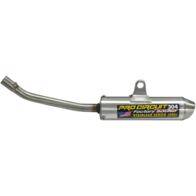 PRO CIRCUIT 304 Silencer Stainless Steel/Aluminum KTM SX 125/150 04-10