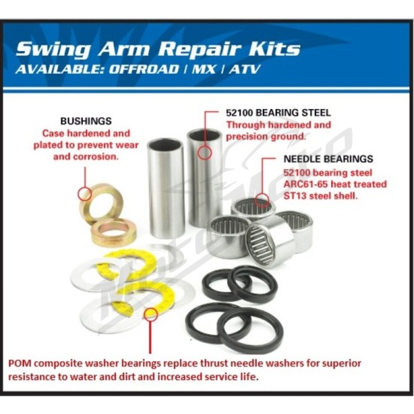 ALL BALLS Swing Arm Repair Kit  KTM / Husqvarna / Gas gas 50/65 98-25