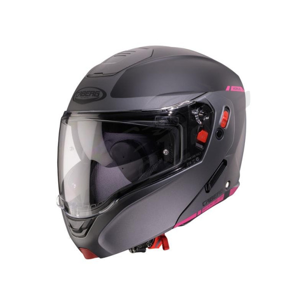 Flip-up Helmet Caberg Horus X Ray model Matte Black/Gray/Pink
