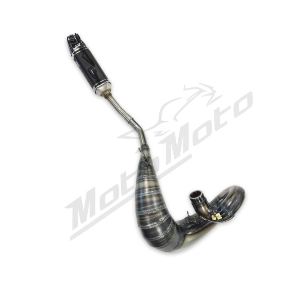 FRESCO Factory Full Exhaust Line - black aluminium Carby Muffler Gas Gas / Husqvarna / KTM 250-300 23-25