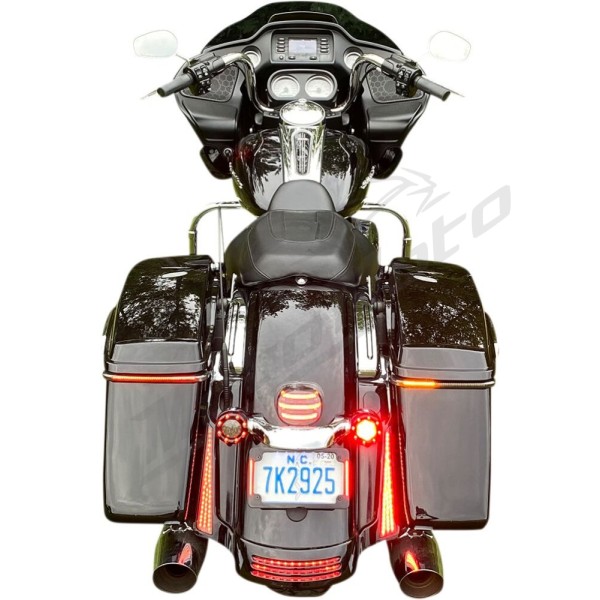 CUSTOM DYNAMICS LED BAGZ™ Galiniai žibintai Harley Davidson FLHRXS / FLHTCU 1690-1977cc 14-24