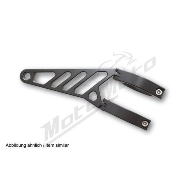 HIGHSIDER Pro Headlight bracket set black Ø47-54mm