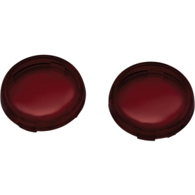 KURYAKYN Turn Signal Lenses Red Harley Davidson FLD / FLHR / FLHRI / FLHX / FXDL / XG 500/1977 99-24