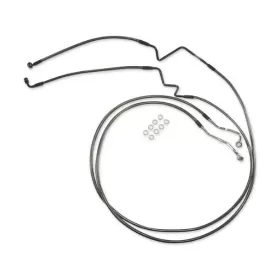 MAGNUM SHIELDING Front Lower Brake Line Kit ABS Black Harley Davidson FLH / FLHRXS / FLHX / FLTRT / FLTRXSE 1690/1977 14-24