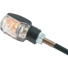 PARTS UNLIMITED Universal Rear Turn Signals Clear Lens 2pcs