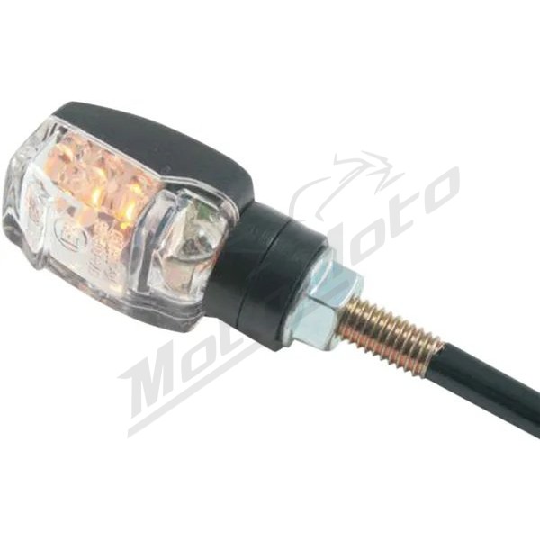 PARTS UNLIMITED Universal Rear Turn Signals Clear Lens 2pcs