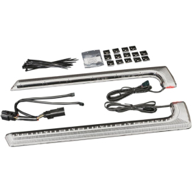 CIRO Machete™ Saddlebag LED Lights for Flat Bottom Bags Harley Davidson FLHR / FLHT / FLHTK / FLTRU / FLTRXST 1340-1923cc 97-24