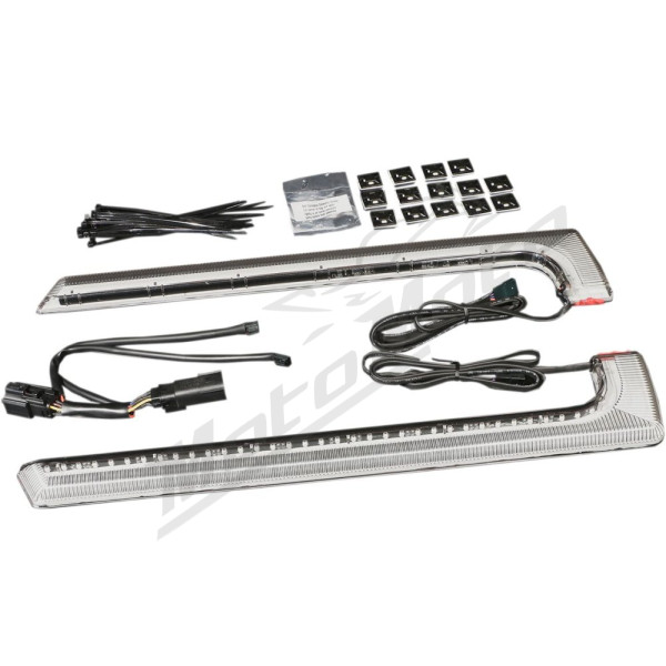 CIRO Machete™ Saddlebag LED Lights for Flat Bottom Bags Harley Davidson FLHR / FLHT / FLHTK / FLTRU / FLTRXST 1340-1923cc 97-24