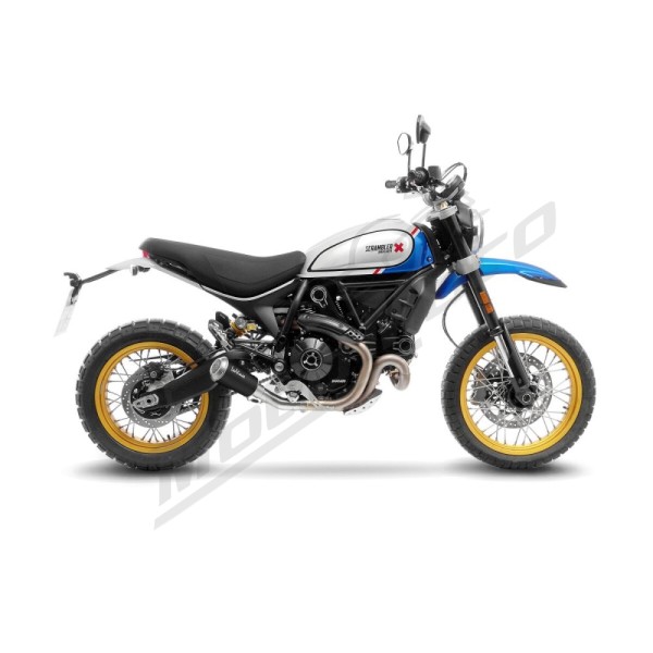 LEOVINCE LV-10 Black Edition Slip-On Muffler DUCATI SCRAMBLER 803 21-23