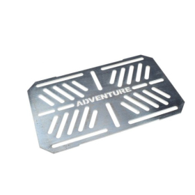 Universal side rack adapter plate silver 280x180mm