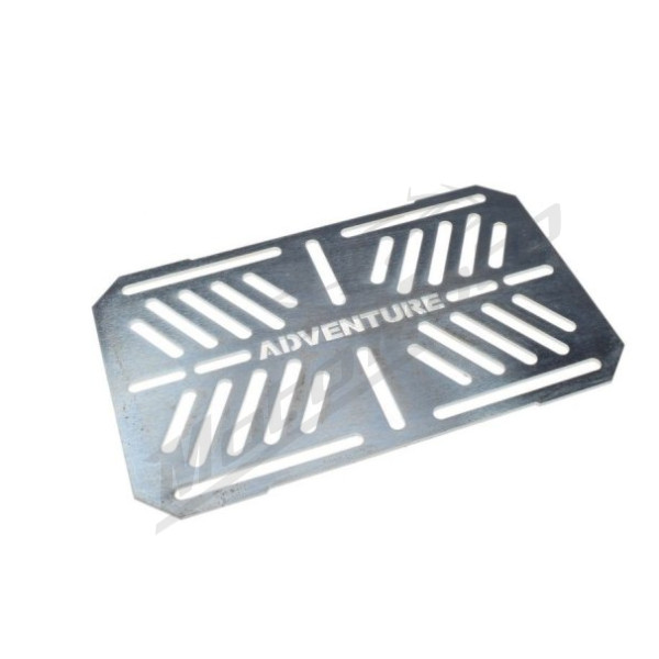 Universal side rack adapter plate silver 280x180mm