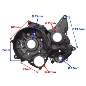 Left side engine crankcase KEEWAY TX 50cc 2008-2012