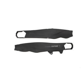 POLISPORT Swingarm Protectors Black GAS GAS / HUSQVARNA / KTM 125-450cc 2021-2025