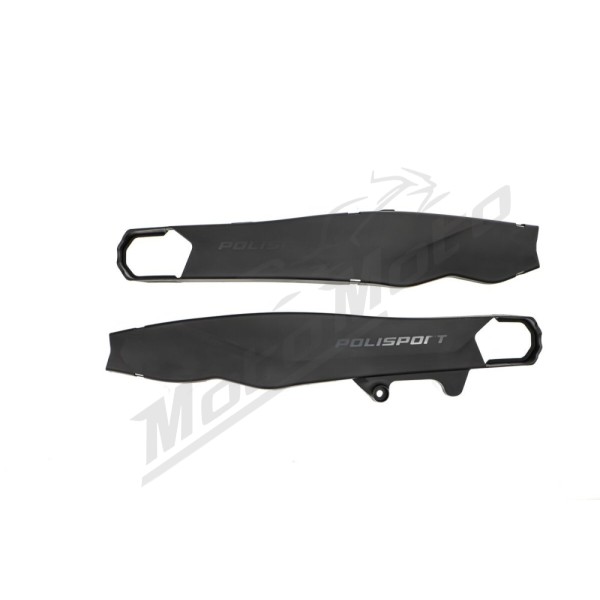 POLISPORT Swingarm Protectors Black GAS GAS / HUSQVARNA / KTM 125-450cc 2021-2025