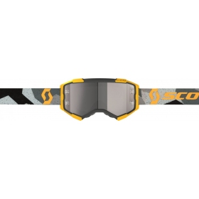 Off Road Scott Fury Chrome Camo Grey/ Yellow Goggles