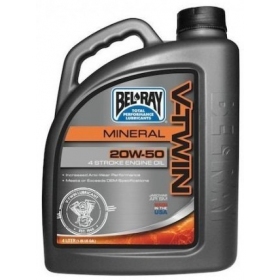 BEL-RAY V-TWIN MINERAL 20W50 mineral oil 4T 4L