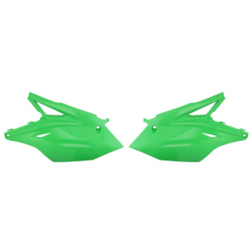 Side covers green CEMOTO KAWASAKI KX 250 2017-2020