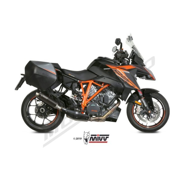 MIVV GP Pro Slip-On Muffler Black Stainless Steel KTM Super Duke GT 1290 16-24