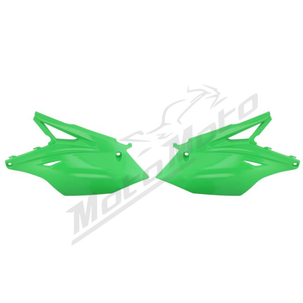 Side covers green CEMOTO KAWASAKI KX 250 2017-2020