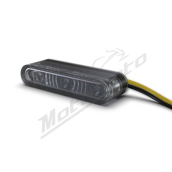 HIGHSIDER pro Star-MX1 PRO LED Indicator Black/Smoke E-Approved (Pair)