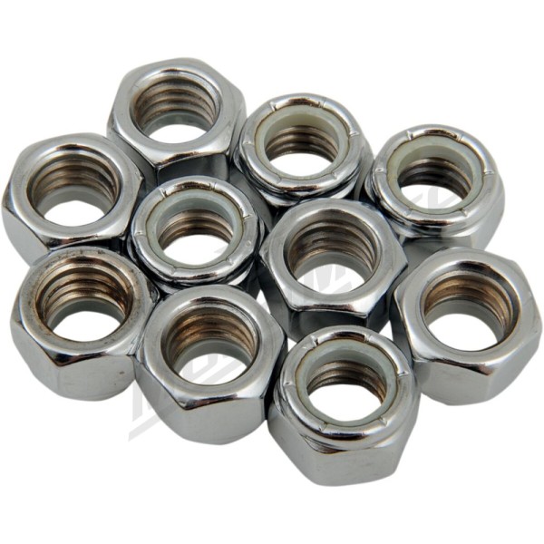 DRAG SPECIALTIES Replacement Insert Nuts M11 x 1.75 10pcs.