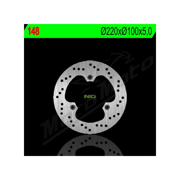 NG Rear Fixed Brake Disc 220x100x5mm Kawasaki Ninja 250-300cc 08-17