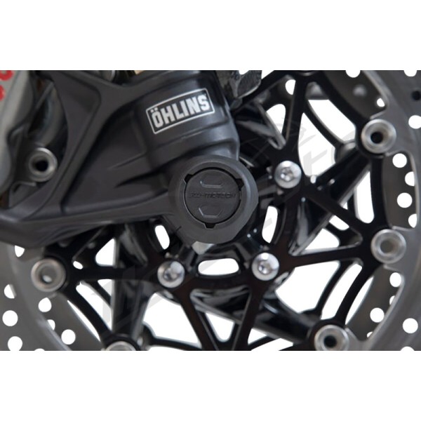 SW-MOTECH Front Axle Slider Royal Enfield / Triumph / Yamaha 450-1050 11-25