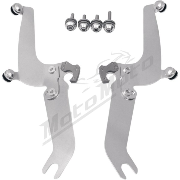 MEMPHIS SHADES HD Sportshield Trigger-Lock Complete Mount Kit Harley Davidson FLS / FLSTC / FLSTF / FLSTN 1340-1800 86-17