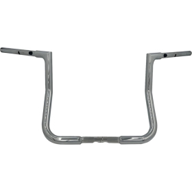 FAT BAGGERS INC. 1-1/4" EZ Install Flat Top Batwing Handlebar Chrome 32mm 91,5cm (33cm)