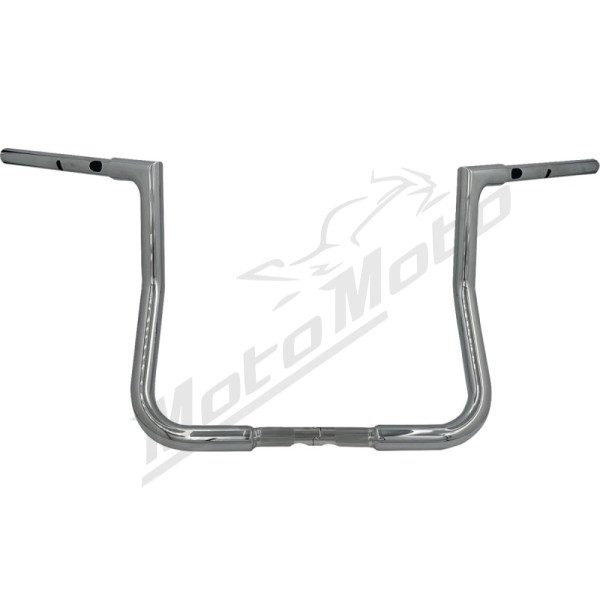 FAT BAGGERS INC. 1-1/4" EZ Install Flat Top Batwing Handlebar Chrome 32mm 91,5cm (33cm)