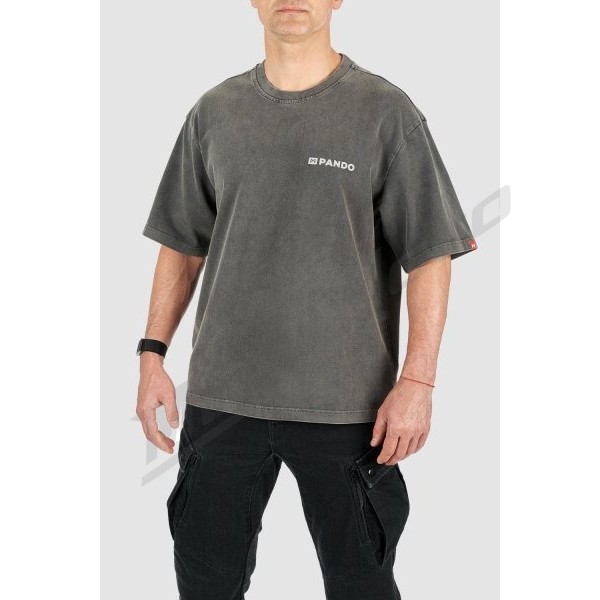 PANDO MOTO ALEX RUNA ACID Washed Oversized T-Shirt Unisex