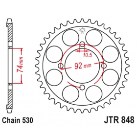 Rear sprocket JTR848